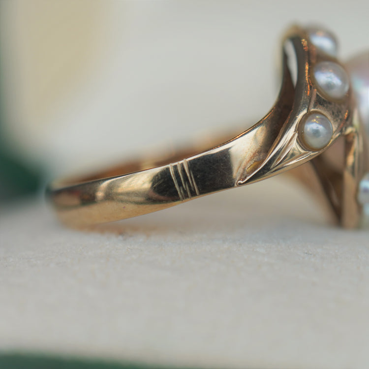 レトロなデザイン パールリング