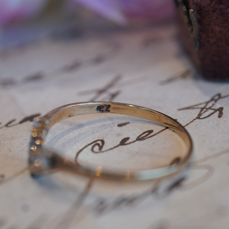 CZが美しく輝くヴィンテージリング from U.K