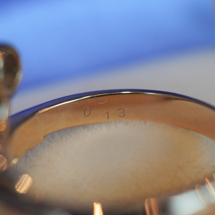 2石のダイヤモンドが美しい リング