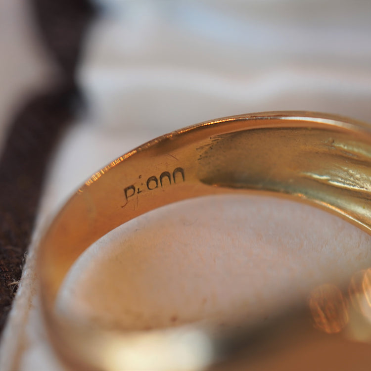 シンプルな ダイヤモンドコンビリング