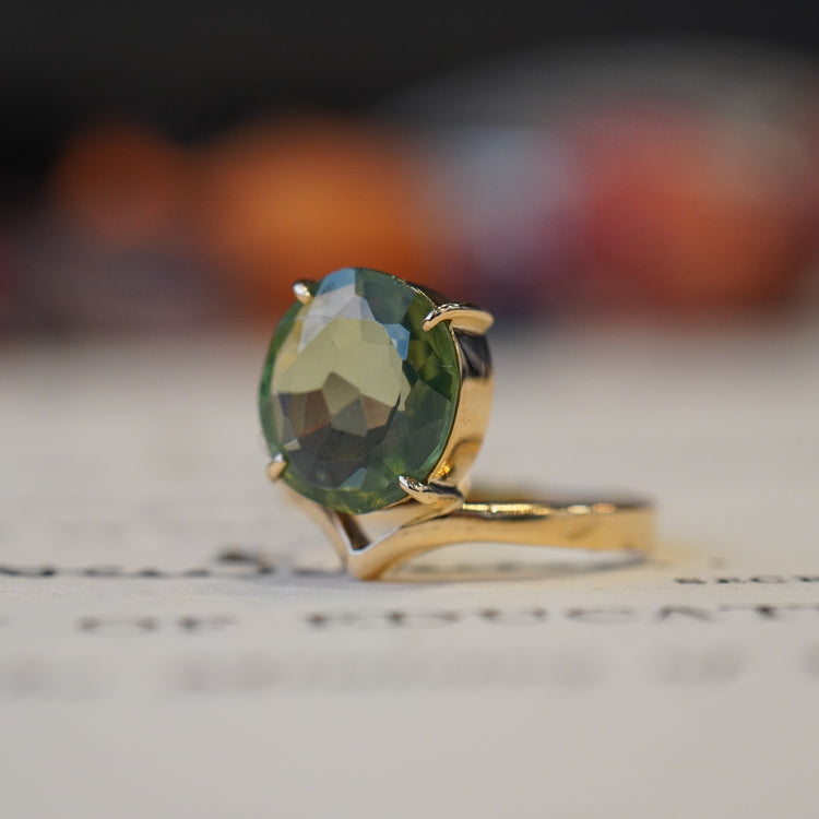 ヴィンテージ ペリドット リング