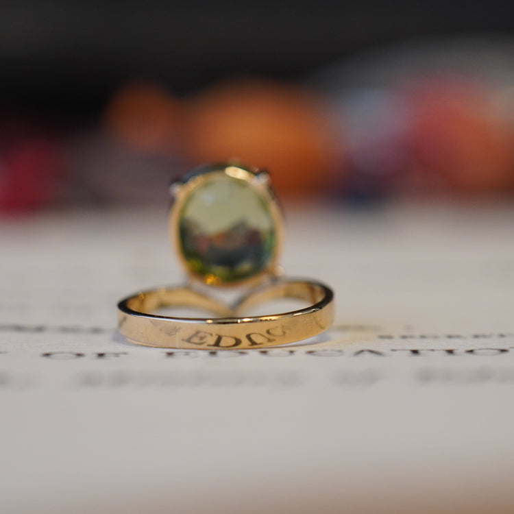 ヴィンテージ ペリドット リング