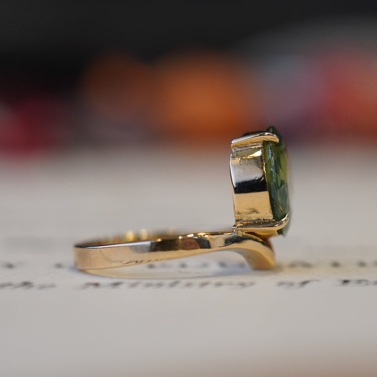 ヴィンテージ ペリドット リング