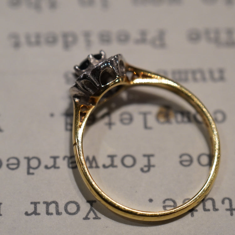 サファイア ヴィンテージリング from UK