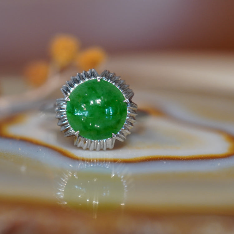 ヴィンテージ ヒスイリング PT850