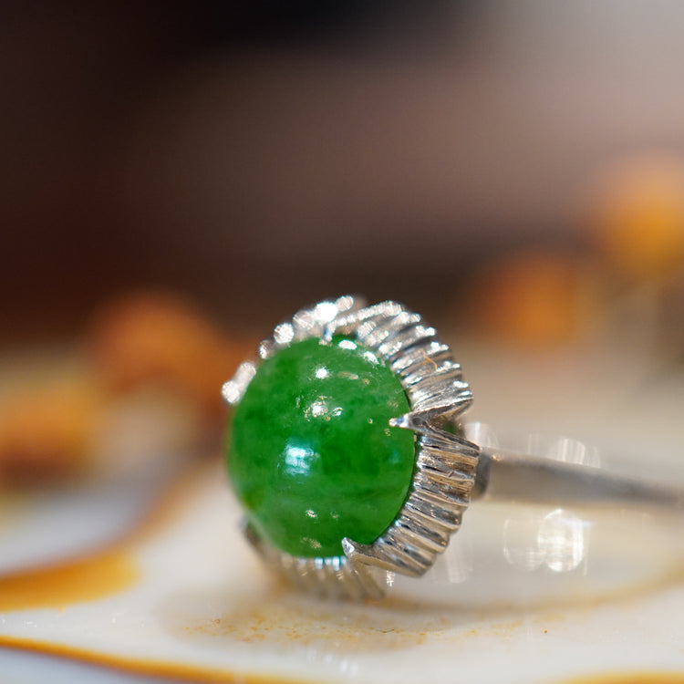 ヴィンテージ ヒスイリング PT850