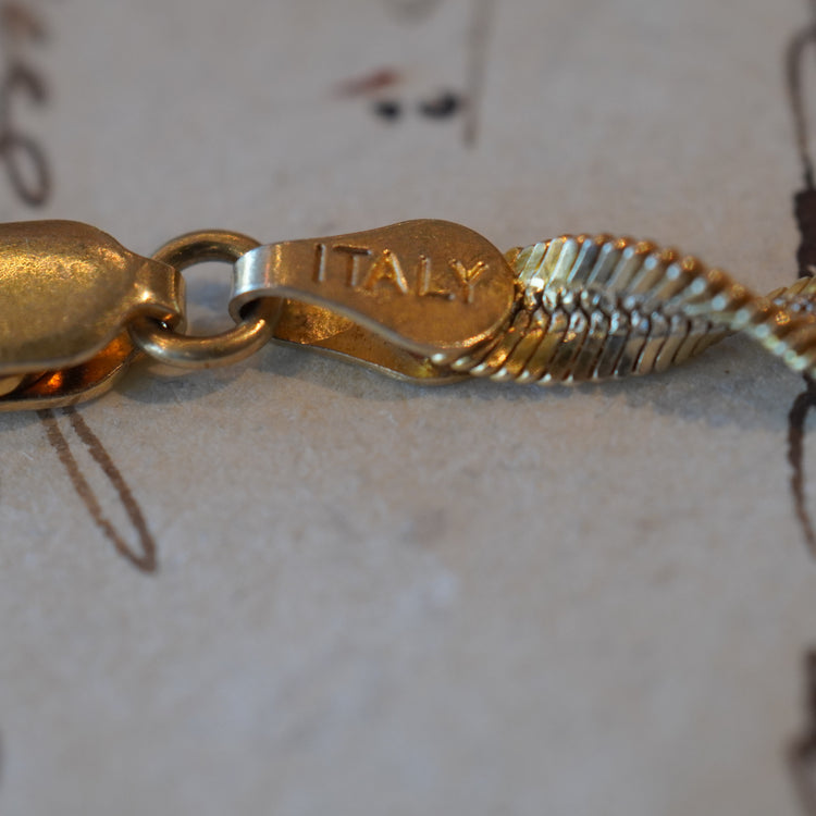 シルバー925 イタリア ヴィンテージ ブレスレット ツイスト