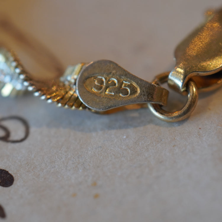 シルバー925 イタリア ヴィンテージ ブレスレット ツイスト