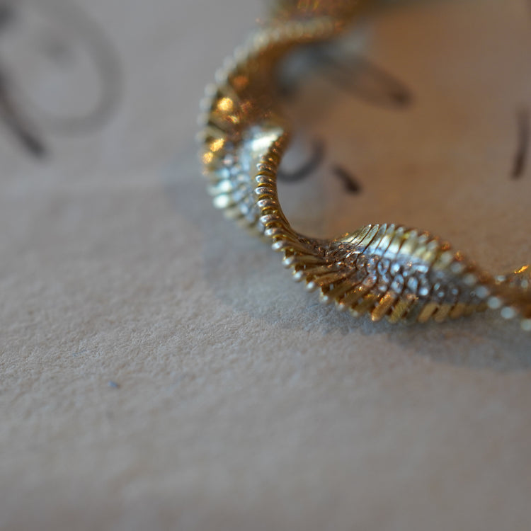 シルバー925 イタリア ヴィンテージ ブレスレット ツイスト