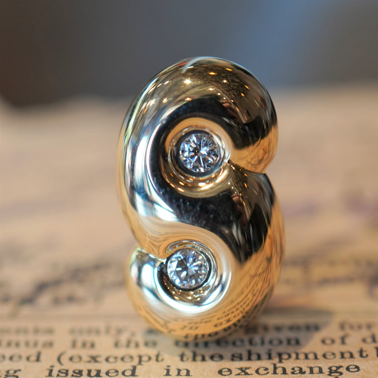 MIKIMOTO ダイヤモンド イヤリング