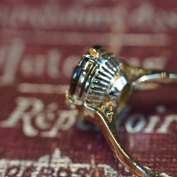 ヴィンテージ スモーキークウォーツ リング