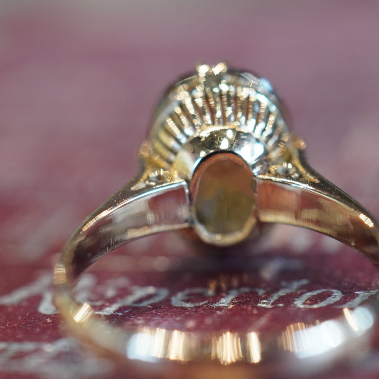 ヴィンテージ スモーキークウォーツ リング