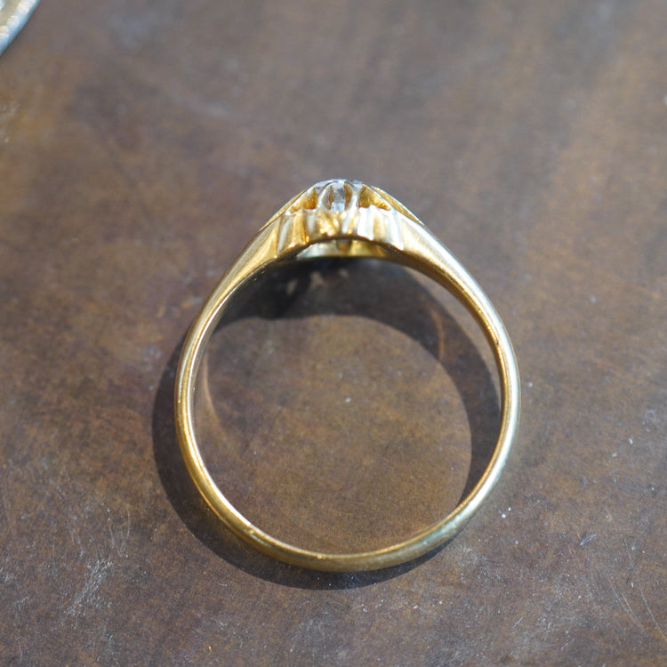 ヴィンテージ ダイヤモンドソリティアリング