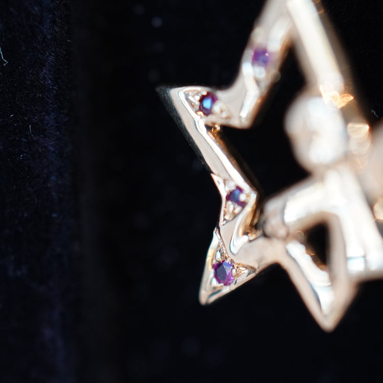 星と天使 ネックレス