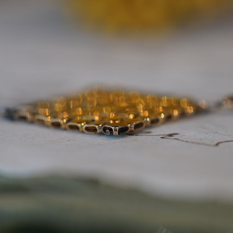 美しい輝き メタリックメッシュ トップ