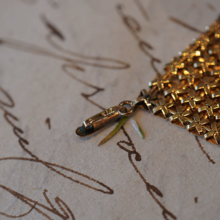 美しい輝き メタリックメッシュ トップ