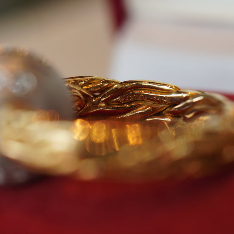 0.60ctのダイヤモンドが美しい コンビリング