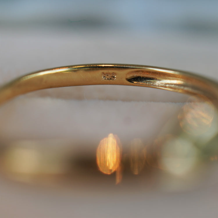 ペリドット デザインリング