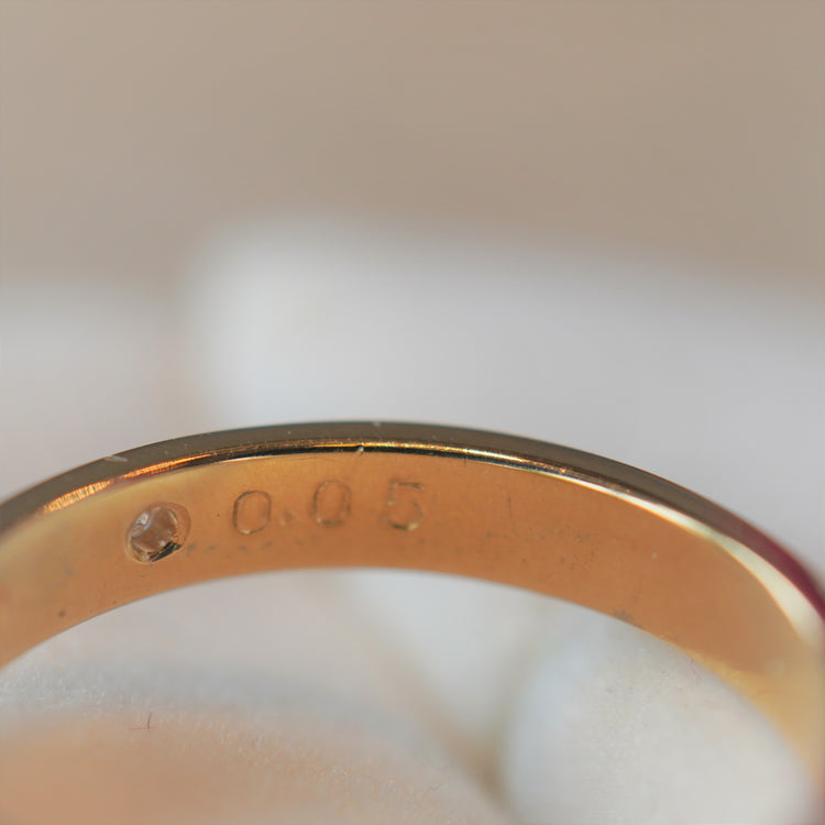 シンプルなダイヤモンドリング