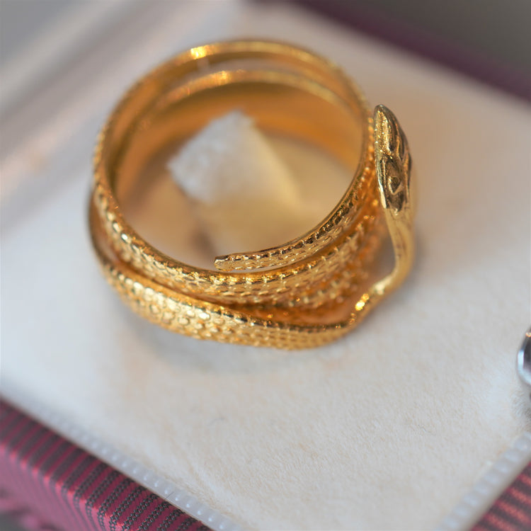 ゴールデンスネーク リング