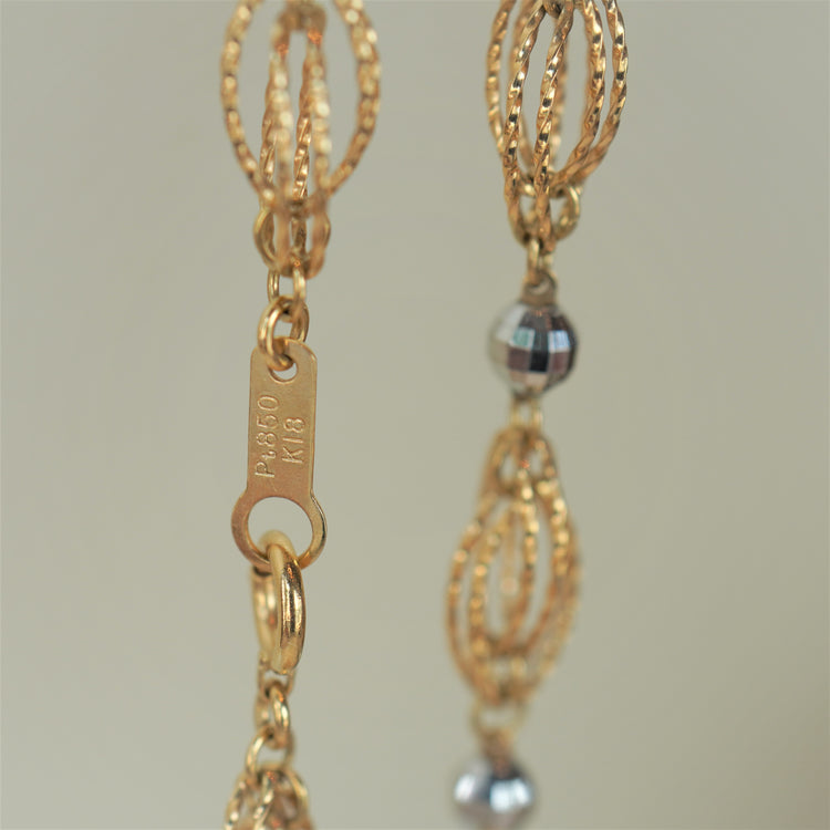 レース編みの様な可憐なネックレス