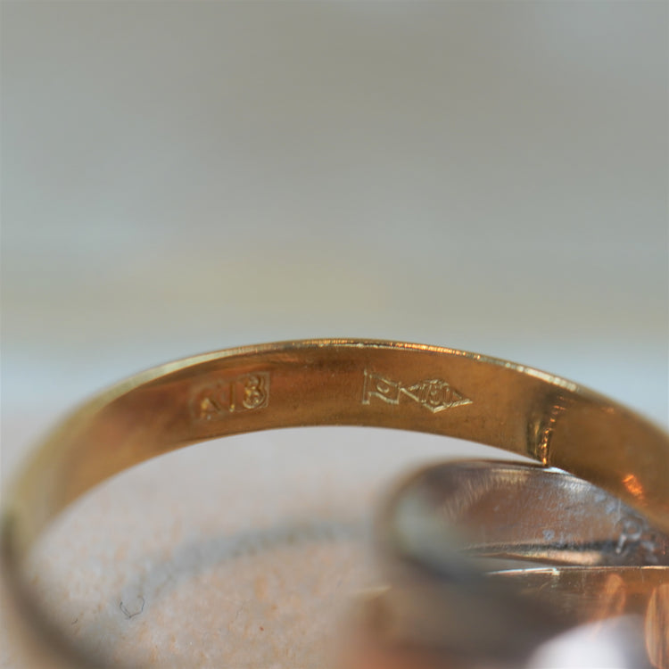 シンプルな3連リング