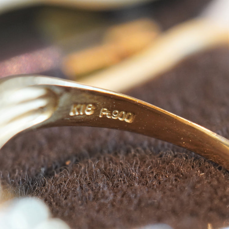 タンザナイト コンビデザインリング