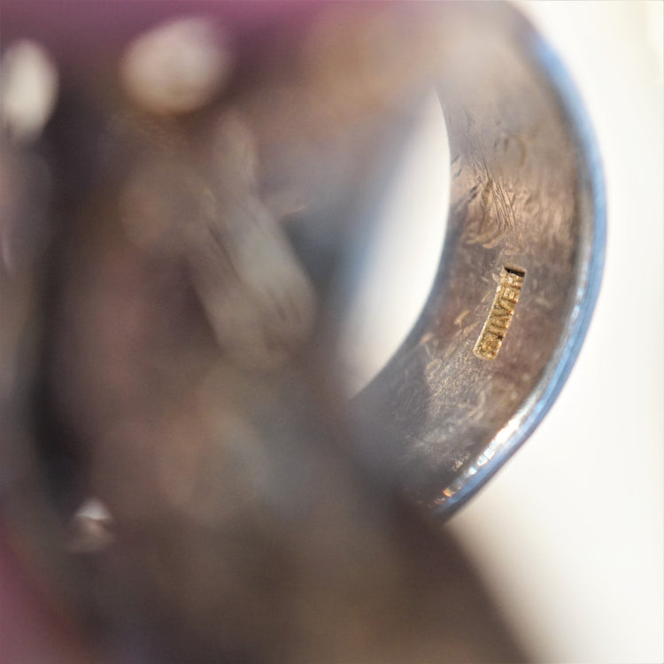 個性的な シルバーリング