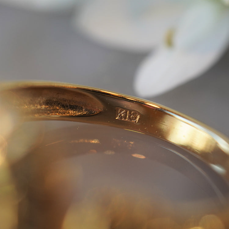 美しいガーネット リング