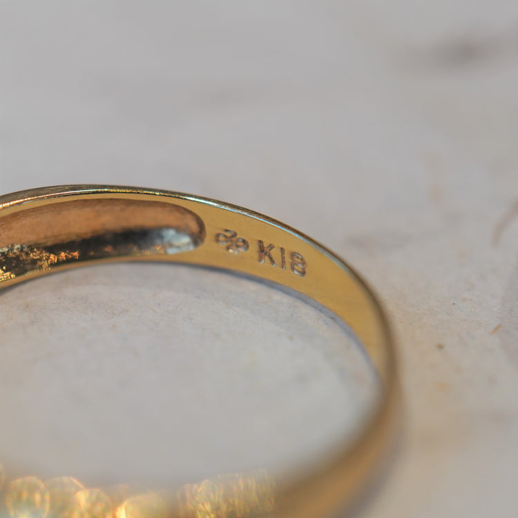 ラインのみの 3Colorsリング