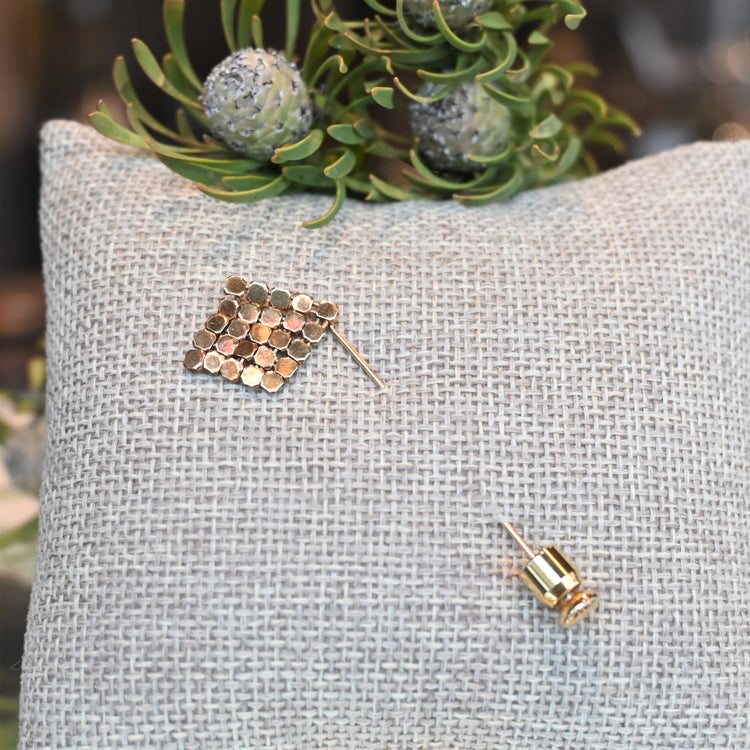 メタリックメッシュ ピン