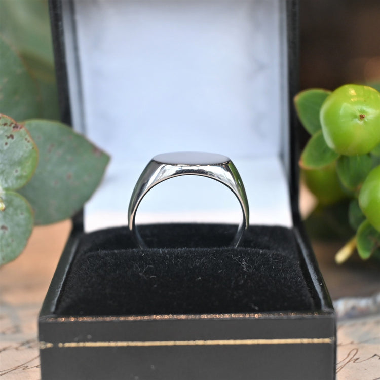 プラチナ 印台リング