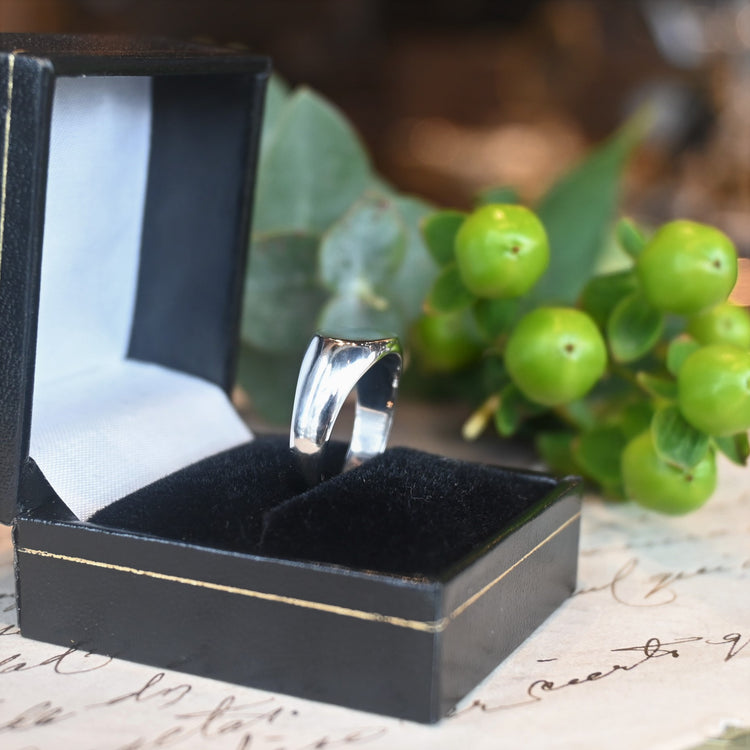 プラチナ 印台リング