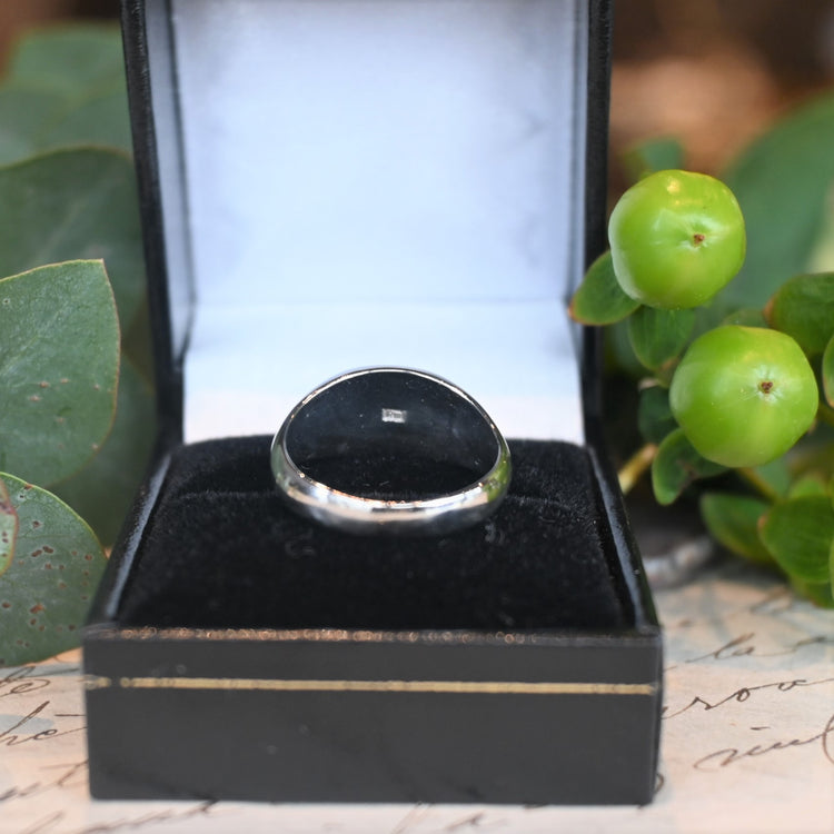 プラチナ 印台リング