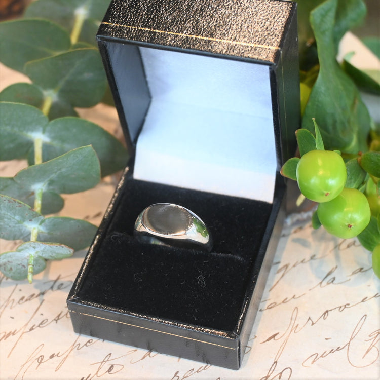 プラチナ 印台リング