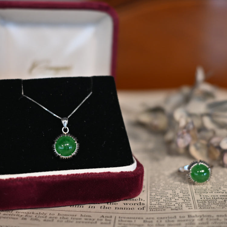 ヴィンテージ ヒスイリング PT850