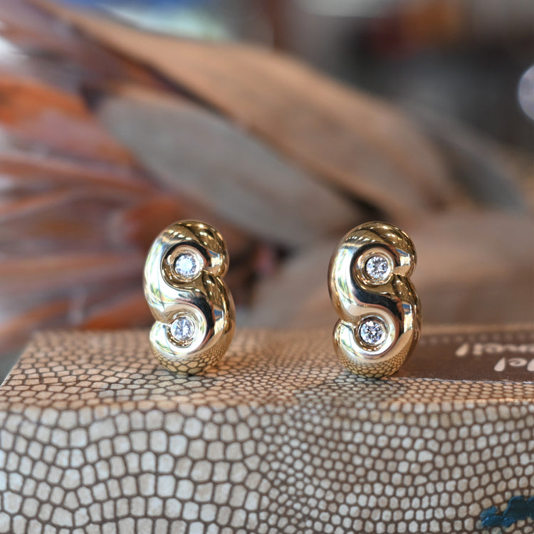 MIKIMOTO ダイヤモンド イヤリング