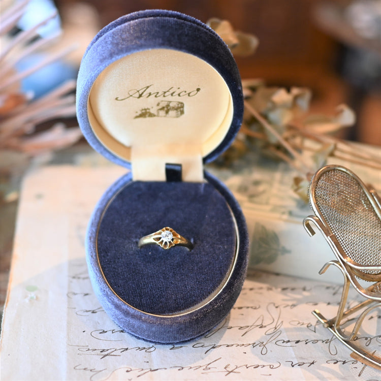 ヴィンテージ ダイヤモンドソリティアリング