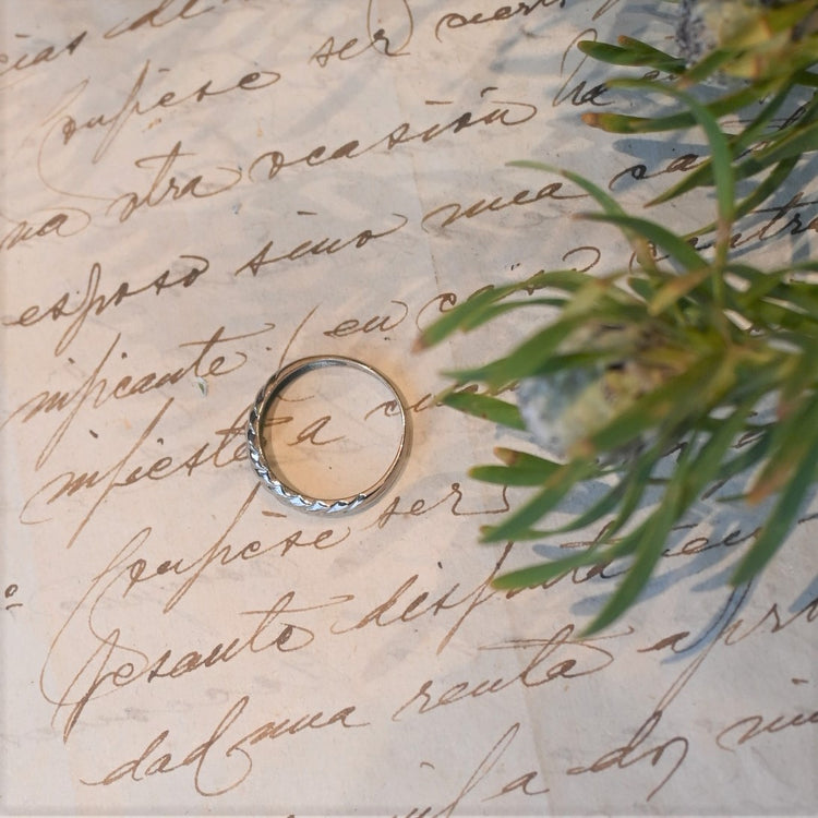 ラインのみの 3Colorsリング