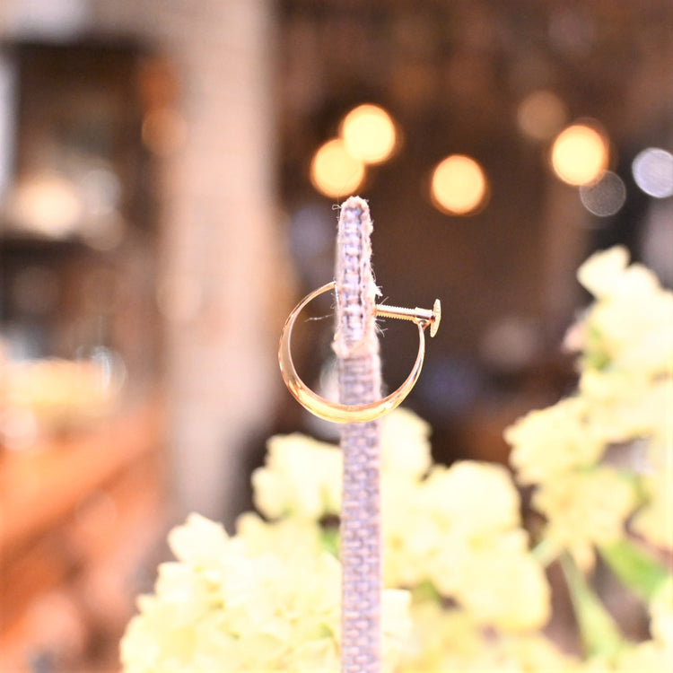 ゴールド フープイヤリング