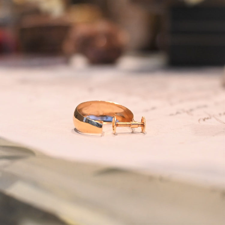 ゴールド フープイヤリング