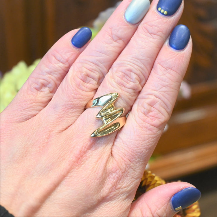 ゴールド デザインリング