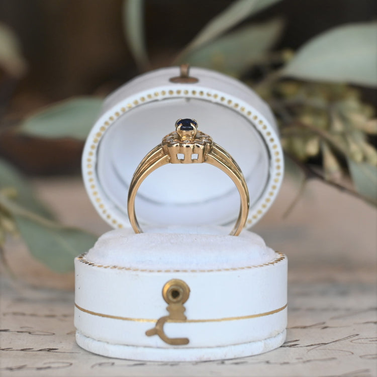 サファイア デザインリング