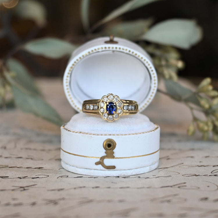 サファイア デザインリング