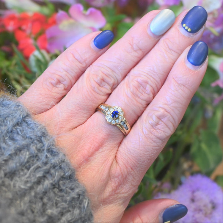 サファイア デザインリング