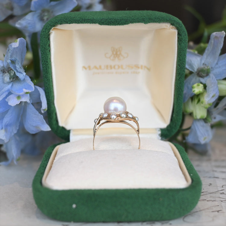 レトロなデザイン パールリング