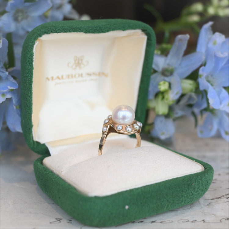 レトロなデザイン パールリング