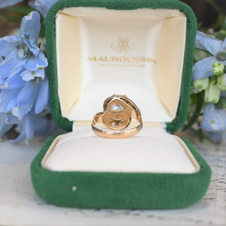 レトロなデザイン パールリング