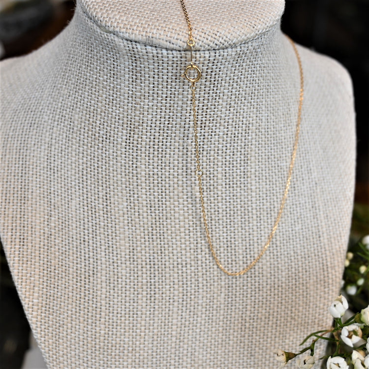 クロスチャーム付き ネックレス