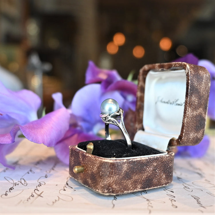 色合いの美しい パールリング